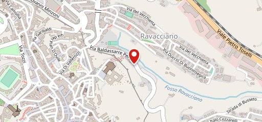 PARTICOLARE di Siena sulla mappa