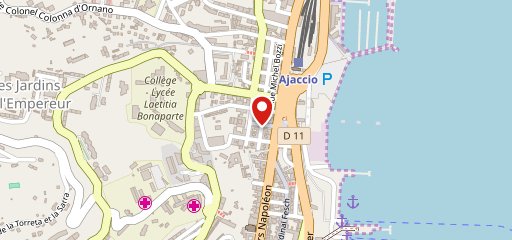 Brasserie Le Pascal Paoli Ajaccio sur la carte