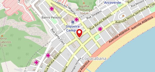 Pastelaria Copacabana no mapa