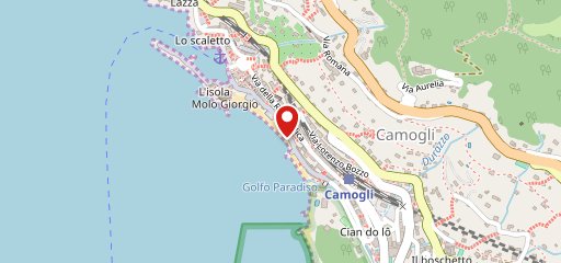 Pateka - Camogli Camogli sur la carte