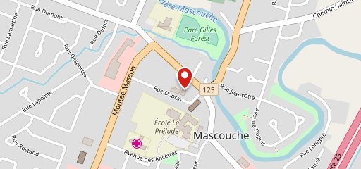 Pâtisserie Madeline sur la carte