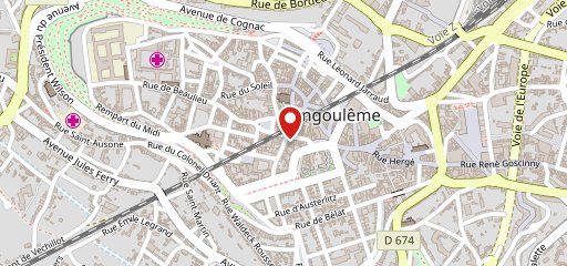 Pâtisserie Parfums Sucrés Angoulême sur la carte