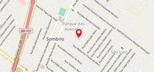 Paulinho's Burguer Oficial no mapa