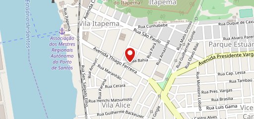 D'Paulas Restaurante e Pizzaria em Guarujá no mapa