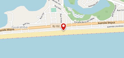 Pé na Areia - Quiosque e Restaurante no mapa