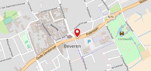 Peacock's Beveren sur la carte