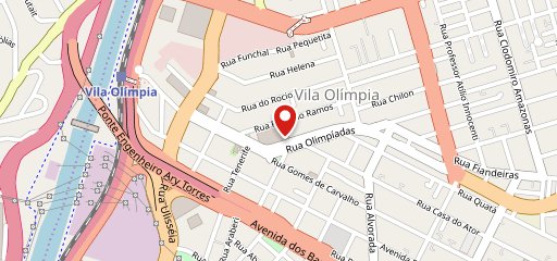 Boliche Villa Bowling -Shopping Vila Olimpia no mapa