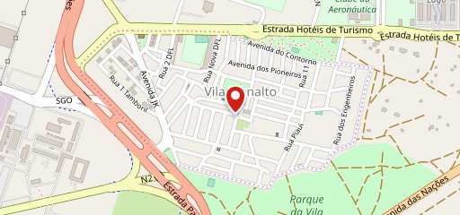 Pedaço de Pizza no mapa