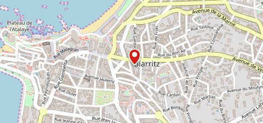 La Boîte à Pizza Biarritz en el mapa