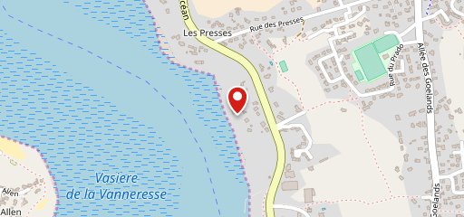 Perle oceane sur la carte