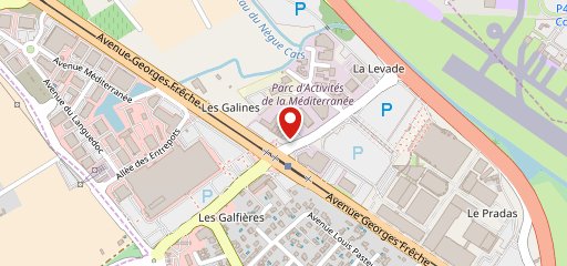 KFC Montpellier Perols sur la carte