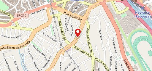 Personal Sushi São Paulo no mapa