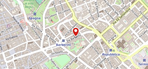 La Pesceria Barberini sur la carte