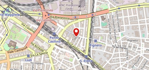 Pescimisti al Pigneto Rome sulla mappa
