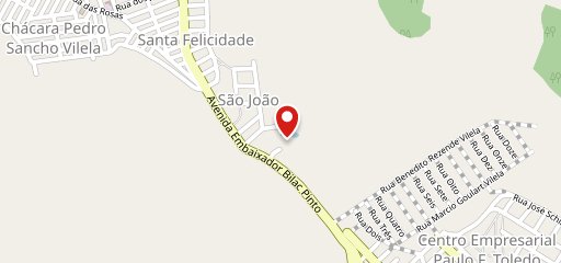 Pesqueiro Tô à Toa no mapa