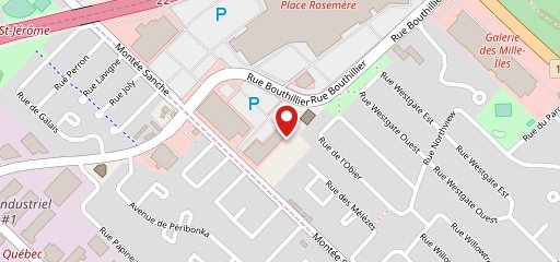 Petinos Rosemere sur la carte