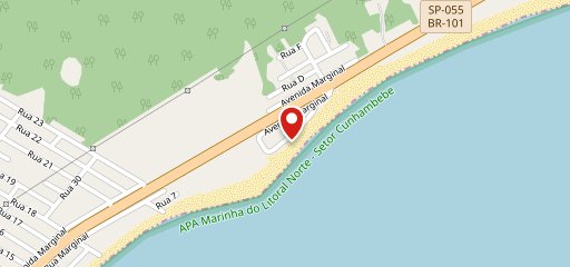 Petiscos Beira Mar no mapa