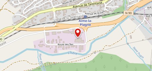 E.Leclerc AIME LA PLAGNE sur la carte