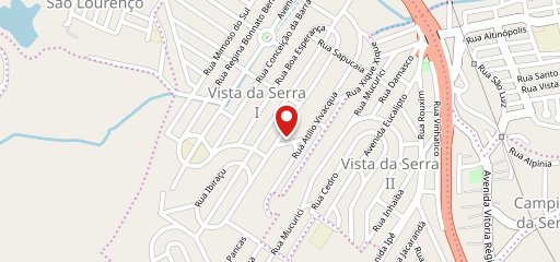 Picanha Burguer Serra no mapa