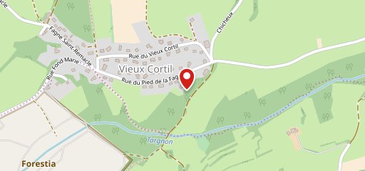 Pied De La Fagne sur la carte