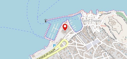 PIER 31 saint tropez sur la carte