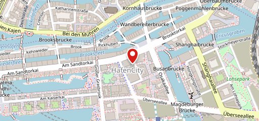 PIERDREI Hotel HafenCity Hamburg sur la carte