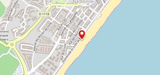 Pierrot Beach sur la carte