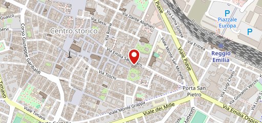 Pietranera Reggio Emilia sulla mappa