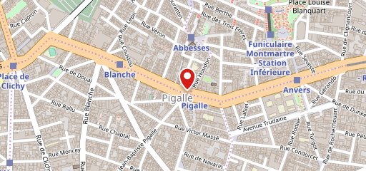 Maison Pigalle sur la carte