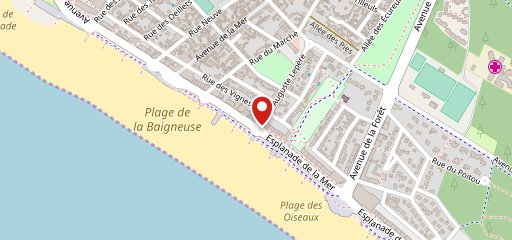 Le pignon sur mer sur la carte