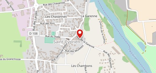 Boulangerie Pilon sur la carte