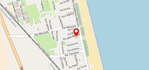 Pineta Lido Beach sur la carte