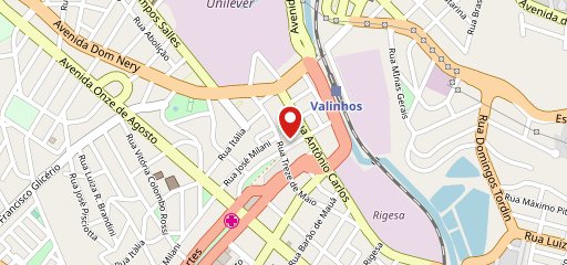 Padaria e Confeitaria​ Pingo de Ouro Valinhos no mapa