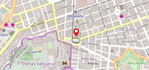 Pinsa 'mpò - pinseria romana a roma prati vaticano sulla mappa