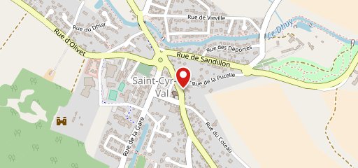 L'Auberge Saint Hubert sur la carte