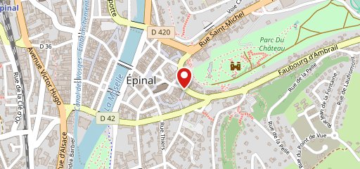 Piou-Piou Epinal sur la carte