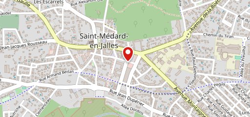 Piperno Saint-médard-en-jalles sur la carte