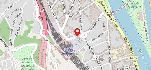 Pita guillemins sur la carte