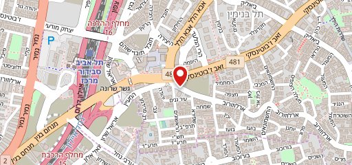 פיתה רחוב רמת גן sur la carte