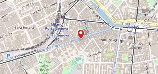 Birreria Pit Stop Beer Navigli Milano sulla mappa