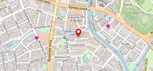 Pivnica TRN PUB Ljubljana sur la carte