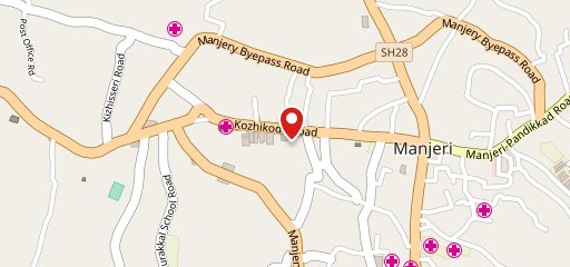 Pizza inn manjeri on map