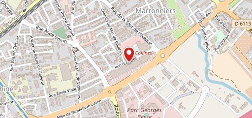 Pizzas des 7 Collines sur la carte