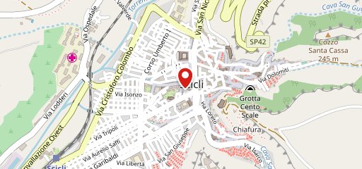 Pizza al taglio Trastevere sur la carte