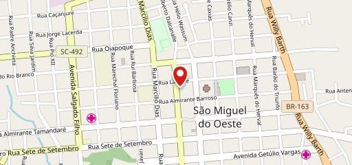 PizzA Bom Sabor no mapa