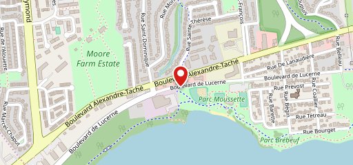 Pizza Café Taché sur la carte