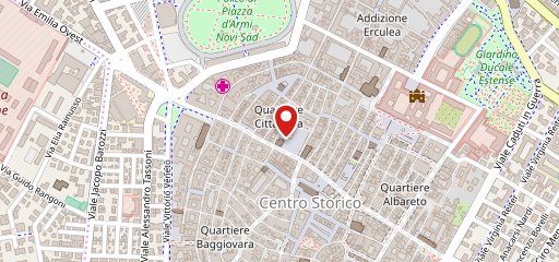 Pizza d'asporto e panini sulla mappa