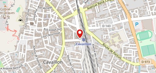 Cavaillon sur la carte