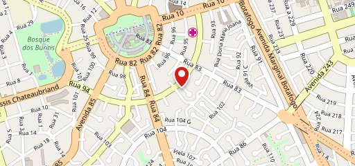 Pizza Delivery GYN Setor Oeste Avenida Assis Chateaubriand no mapa