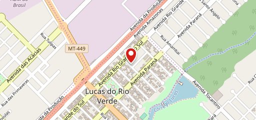 Pizzaria Dom Rodrigo no mapa